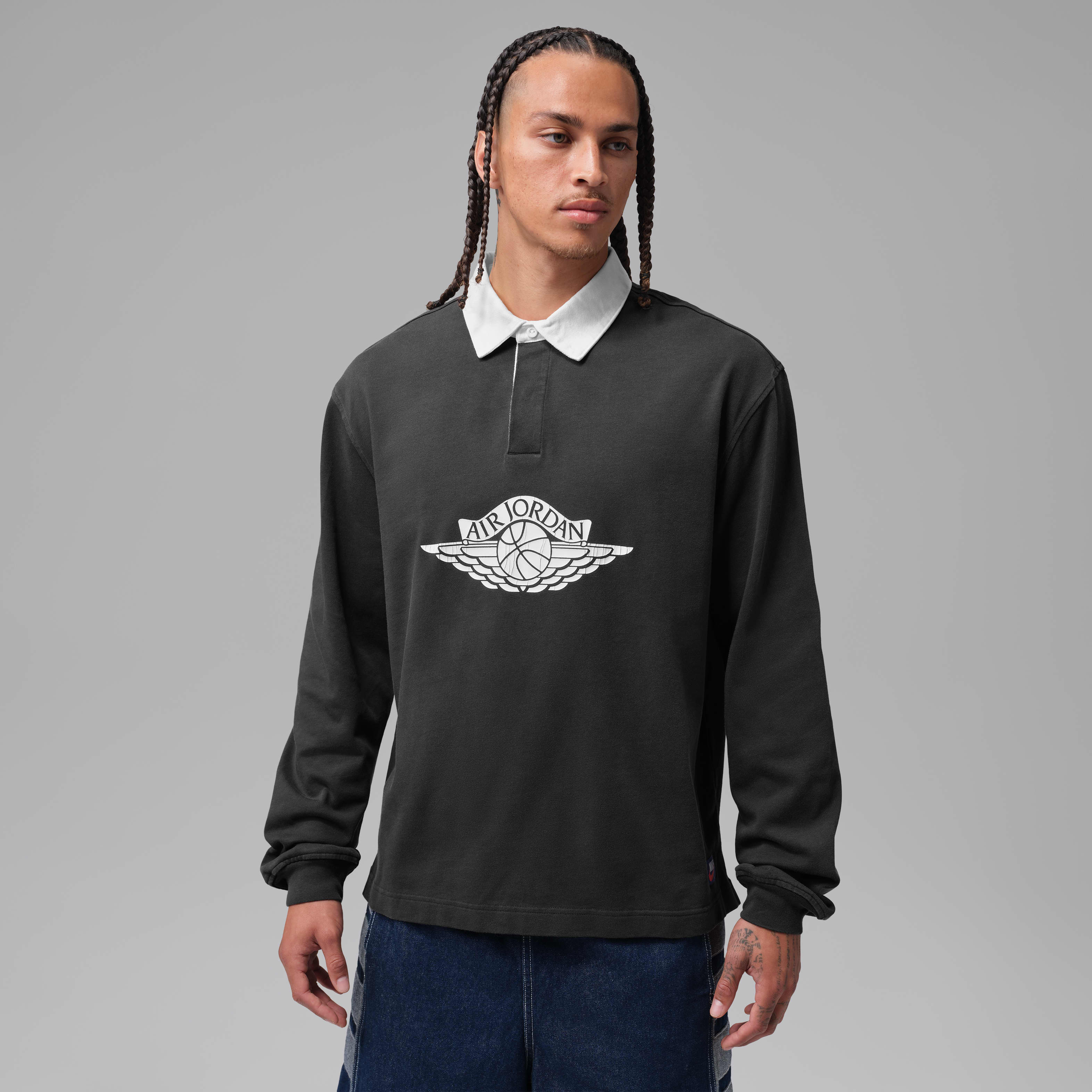 Nike Jordan Flight Men's Printed Long-Sleeve Jersey | The Summit